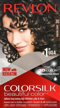 Revlon Color Silk Beautiful Hair Color, Dark Brown 30