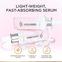 L'Oréal Paris Brightening Serum, Cream & Foam Face Wash Set for Face, 15Ml Serum, 15Ml Cream, 100Ml Cleanser, 1% Glycolic Acid, 2% Niacinamide, SPF 17