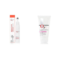 O3+ Bright Under Eye Circle Cream - Brightening & Whitening For Dark Circles & O3+ Brightening and Whitening Face Wash Combo