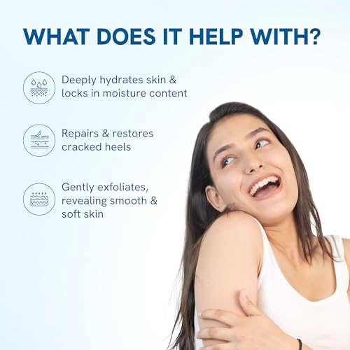 Be Bodywise Dry Skin & Heel Repair Kit | Deeply Hydrates & Exfoliates Skin | Infused with Ceramides | 20% Urea Foot Roll On (50ml) + 10% Urea Body Lotion (200ml)