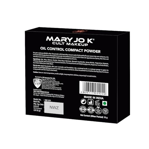 MARY JO K CULT MAKEUP HD FINISHED OIL CONTROL COMPACT POWDER MJK-601-1