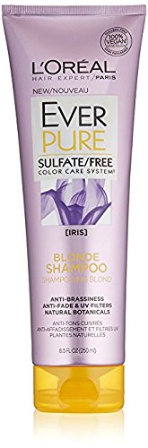 L Oréal Paris Ever Pure Blonde Shampoo Iris, 8.5 Fl Oz (Pack of 2)