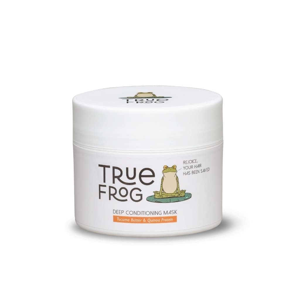 True Frog Shampoo For Curls (150 ml), Everyday Hair Conditioner (150 ml) & Deep Conditioning Mask (200 g) For Curly and Wavy hair to Repair and Rejuviante Curls - Combo Pack of 3