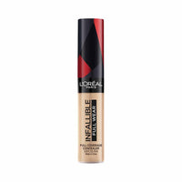 L'Oréal Paris Full Coverage Concealer, Waterproof Formula, For Undereye Circles and Blemishes, For Highlighting and Contouring, Infallible, Shade: 314, 10g