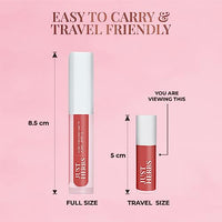 Just Herbs Ayurvedic Liquid Lipstick Kit Set of 5 with Long Lasting Matte Finish, Hydrating & Lightweight Lip Colour, Deeps & Reds - Paraben & Silicon Free - 5 ml