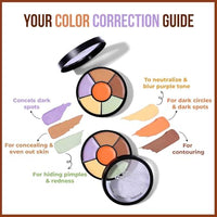 INSIGHT Cosmetics Glossy Pro Concealer Full Palette-Concealer|Conceal |Correct |Contour |Waterproof |Crease Resistance |Long Lasting |Oil Control (CR105-Concealer) (Pack Of 4)