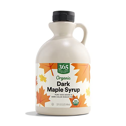 365 Syrup Maple Dark Grade A Organic, 32 Fl Oz