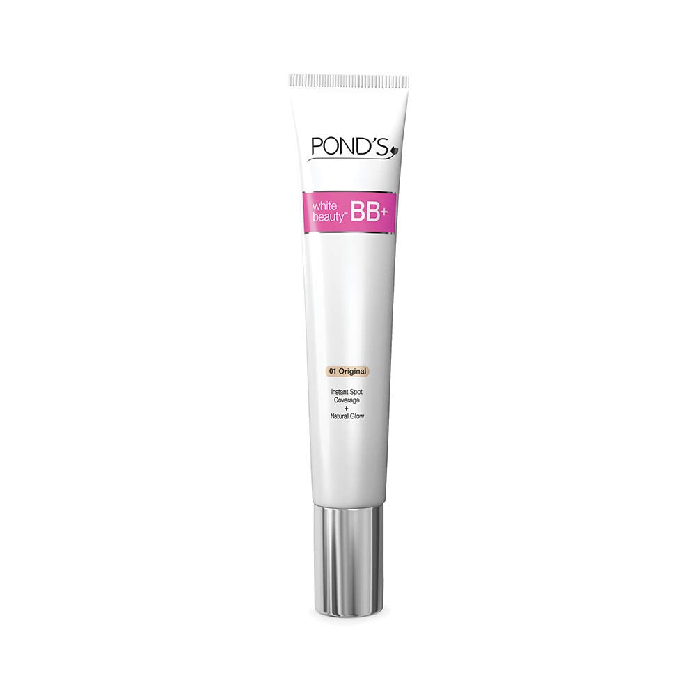 Lakmé Eyeconic Lash Curling Mascara, Black, 9ml And Pond's  White Beauty BB+ Fairness Cream 01 Original, 18 g