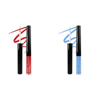 Just Herbs Gel Eyeliner Waterproof And Smudge Proof & Eyeliner Waterproof And Smudge Proof Combo, Red, Matte Finish