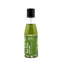 Globus Naturals Tea tree Hair Oil 100 ml, for dandruff & ichy scalp conditions, with 14 ayurvedic herbs, 100% Natural & Organic, SLS Free, Paraben Free