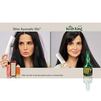 Kesh King Ayurvedic Oil for Hair Fall Control | Reduces Hairfall and Supports New Hair Growth | 21 Ayurvedic Herbs | 300ml