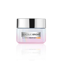 L'Oreal Paris Glycolic Bright Day Cream - 50ml + Brightening Serum 15ml + Glycolic Bright Glowing Serum Sheet Mask