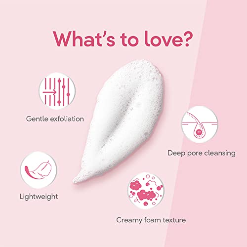 POND's Bright Beauty Foaming Facial Cleansing Brush Facewash For Glowing Skin, Deep Clean Pores, All Skin Types, 150 Ml