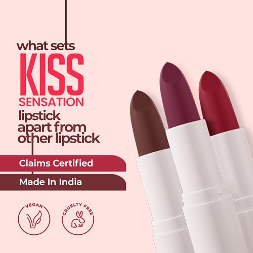 Juice Kiss Sensation Lipstick with Goodness of Bio Retinol, & SPF 15 UV protection