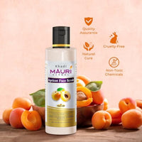Khadi Mauri Herbal Apricot Face Scrub Dead Skin Remover & Revitalises Health, 210 Ml