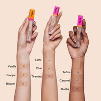 TYPE BEAUTY INC. Get Even Waterproof Concealer For Face Makeup with Vitamin C, Niacinamide & Bakuchiol | Reduces Dark Spots & Pigmentation | Crease Free | For Women & Men - Biscotti (20) | 8 ML