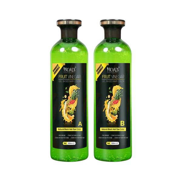 PRO ADS Fruit Vinegar Hair Gel Color Black,2