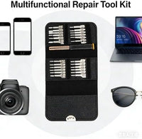 Precision Screwdriver Kit,24 - in - 1 Repair Tool Set with Storage Bag for Electronics, Phone, Computer, Game Console, Watch, Eyeglasses & Household Items