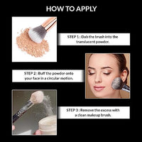 STARS COSMETICS Derma Series Foundation Color Palette & Translucent Powder, Matte Finish Long lasting Waterproof Face Makeup Cream Suitable For All Skin Types (DERMA PALETTE & TAN PEARL)