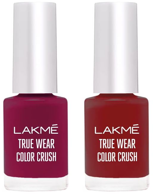Lakmé True Wear Color Crush 417 6ml & Lakmé True Wear Color Crush 102 6ml Combo