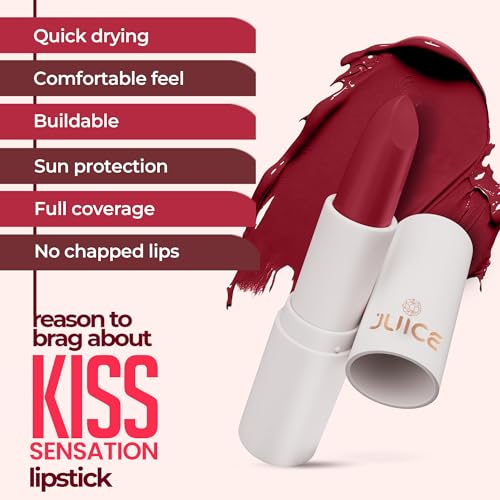 Juice Kiss Sensation Lipstick with Goodness of Bio Retinol, & SPF 15 UV protection