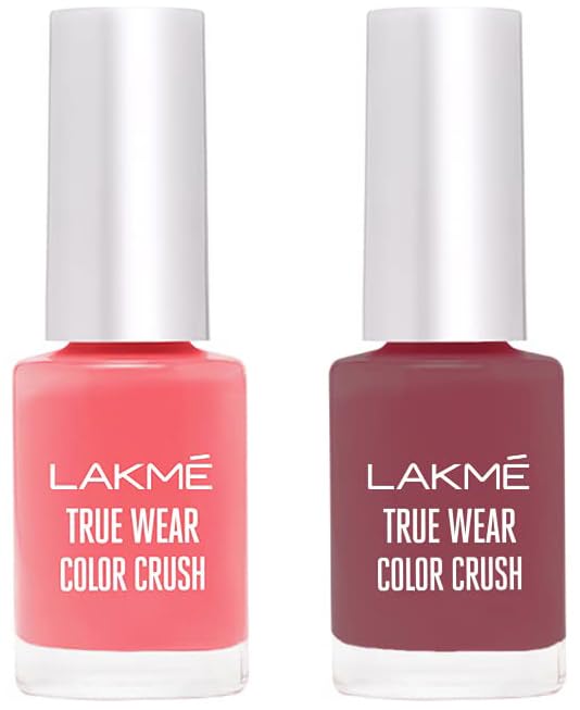 Lakmé True Wear Glossy Finish Color Crush 504 6Ml & True Wear Color Crush 11 6Ml Combo