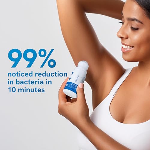 Be Bodywise 4% Aha Bha Underarm Roll On 50ml | 2% Lactic Acid, 1% Mandelic Acid, 1% Salicylic Acid | Controls Odour & Reduces Pigmentation | 0% Alcohol & 0% Aluminium | Oudh Fragrance