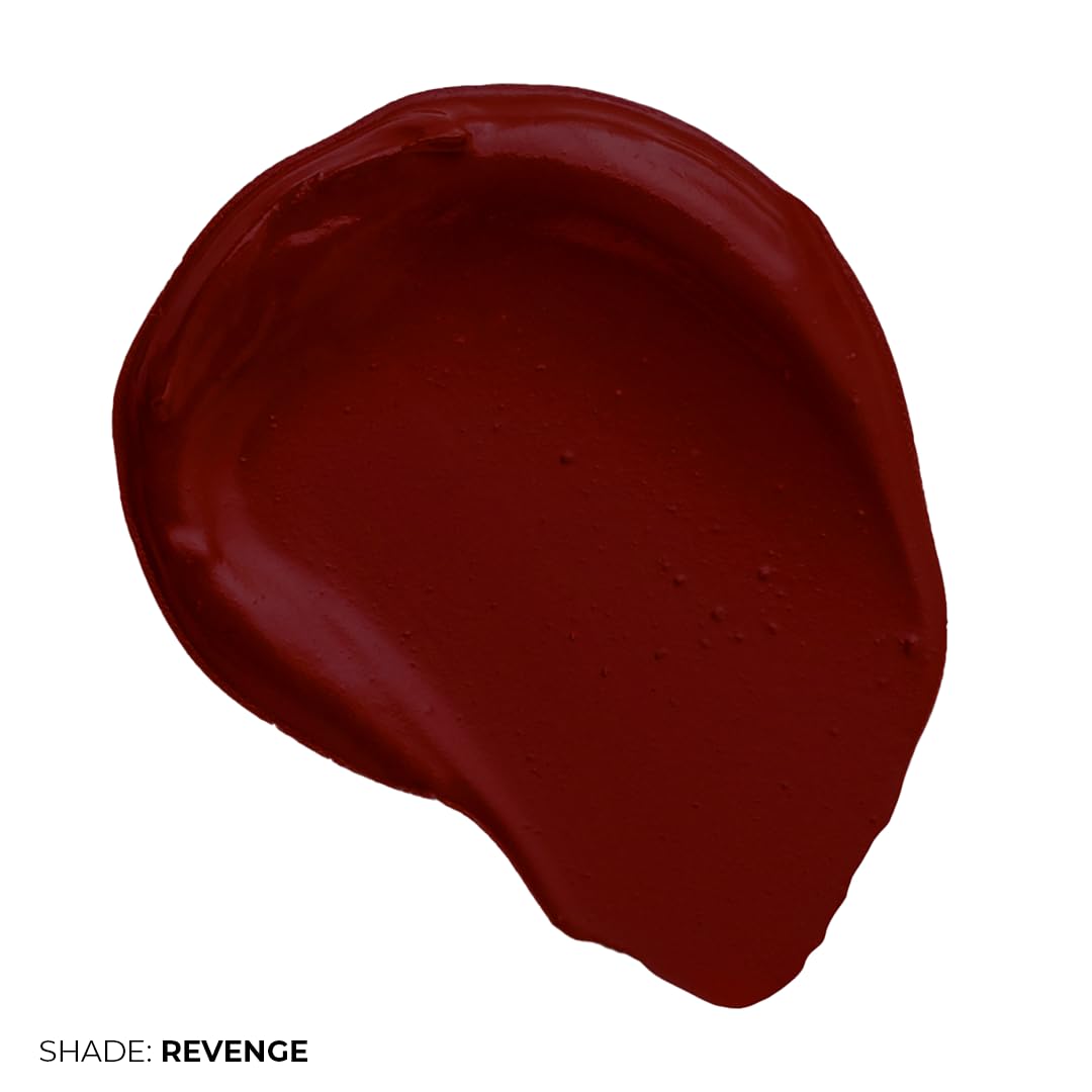 FAE Beauty Lip Whip 12Hr Comfortable Matte Liquid Lipstick (10Ml) | Long Wear | Non Drying | Soft Mousse Smudgeproof Formula | Vegan | Enriched With Vitamin E And Cherry Coffee - Revenge