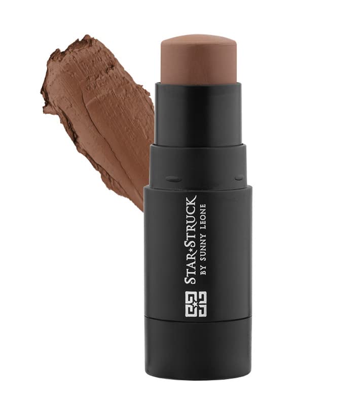 STARSTRUCK BY SUNNY LEONE Contour Stick for Face Makeup | Matte Finish & Long Lasting Formula for Face Makeup Deep Brown