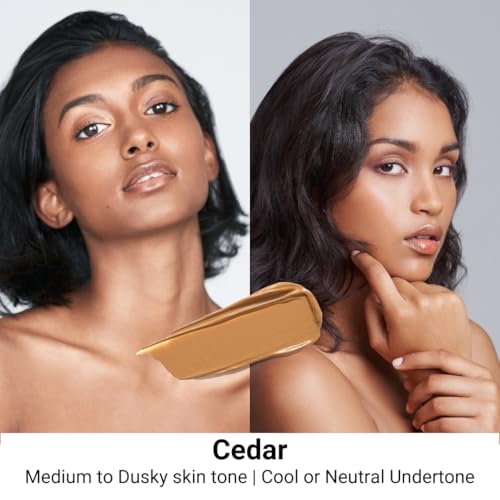 brwn. pro melanin care Hd Perfecting Concealer Cream For Face Makeup|For All Indian Skin Tones|Lightweight,Full Coverage,Waterproof Matte Finish|Dark Circles And Blemishes Eraser|08 Cedar