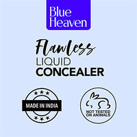 Blue Heaven Flawless Liquid Cream Full Coverage Concealer For Normal Skin, 201, Creme, 17Ml, Pack Of 1