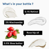 Be Bodywise 0.1% Retinol Body Lotion 200 ml | With 0.2% Niacinamide, Shea Butter | Fights Visible Signs of Aging & Reduces Stretch Marks | For Brighter & Even-Toned Skin