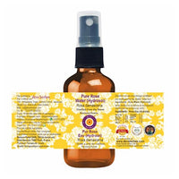 Deve Herbes Pure Rose Water Distilled from the finest kannauj Roses (Rosa damascena) 100% Natural Therapeutic Grade 100ml