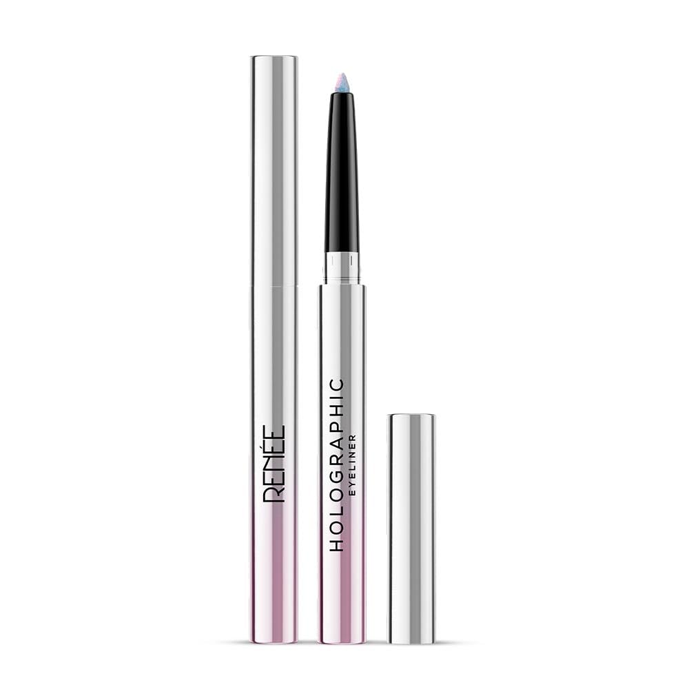 RENEE Holographic Eyeliner, Smudge-Proof & Long-Lasting, Easy Glide & Quick-Drying Formula with Monochrome Effect, Intense Color Pay-Off, Infused with Vitamin E, 04 Neptune