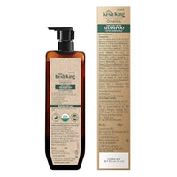 Kesh King Organics Neem & Bhringraj Anti Dandruff shampoo, reduces hairfall, certified organic ayurvedic formula for flake free healthy scalp, sulphate & paraben free, 300ml