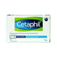 Cetaphil Moisturizing Lotion, 100ml and Cetaphil Cleansing And Moisturising Syndet Bar, 75g