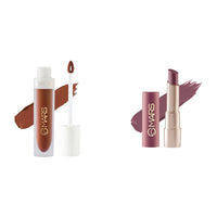 MARS Matte Liquid Lip Color | Long Lasting | Non-Transfer & Waterproof Lipstick for Women (4.5 ml) (05-Chocolate Delight) Creamy Matte Long Lasting Lipstick for Women (3.2 gm) (17-Sultry Samba)