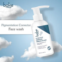 BAKE 2% Tran-Zelaic Pigmentation Corrector Milky Face Wash | For Pigmentation, Dark Spots & Tan Removal | Unclogs Pores | All Skin Types | Removes Blackheads & Whiteheads - 100ml