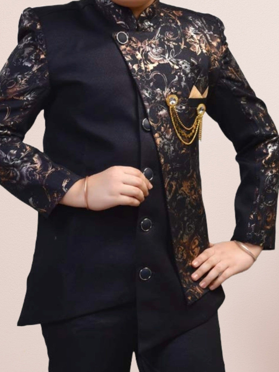 BAESD Boys Printed Sherwani