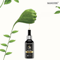 Mancode Anti Grey Serum | Restore Natural Black Color of Grey White Hair & Beard | Delay & Reverse Grays | Strengthen Hair Roots | Toxin Free | For All Hair Types - 30ml
