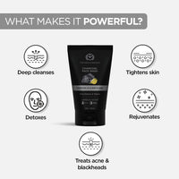 The Man Company DeTan Daily Pack with Activated Charcoal Face Wash & Daily Moisturising Face Cream | Argan, Shea Butter, Vitamin E | Deep Cleansing, Moisturizing - Pack of 2
