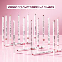 SHOPAAREL BE BOLD Lip & Eye Pencil, 2-in-1 Lip & Eye Liner, Creamy & Blendable, Lip Liner, Built-In Sharpener, Matte Finish, Eye Liner, Intense Pigment, Smudge-Proof, Long Lasting-0.4 Gm, Natural