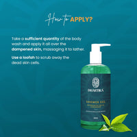 Dhartika Australian Tea Tree Oil Shower Gel - Target Spots & Blemishes, pH-Balanced Formula, Revitalizing Body Wash