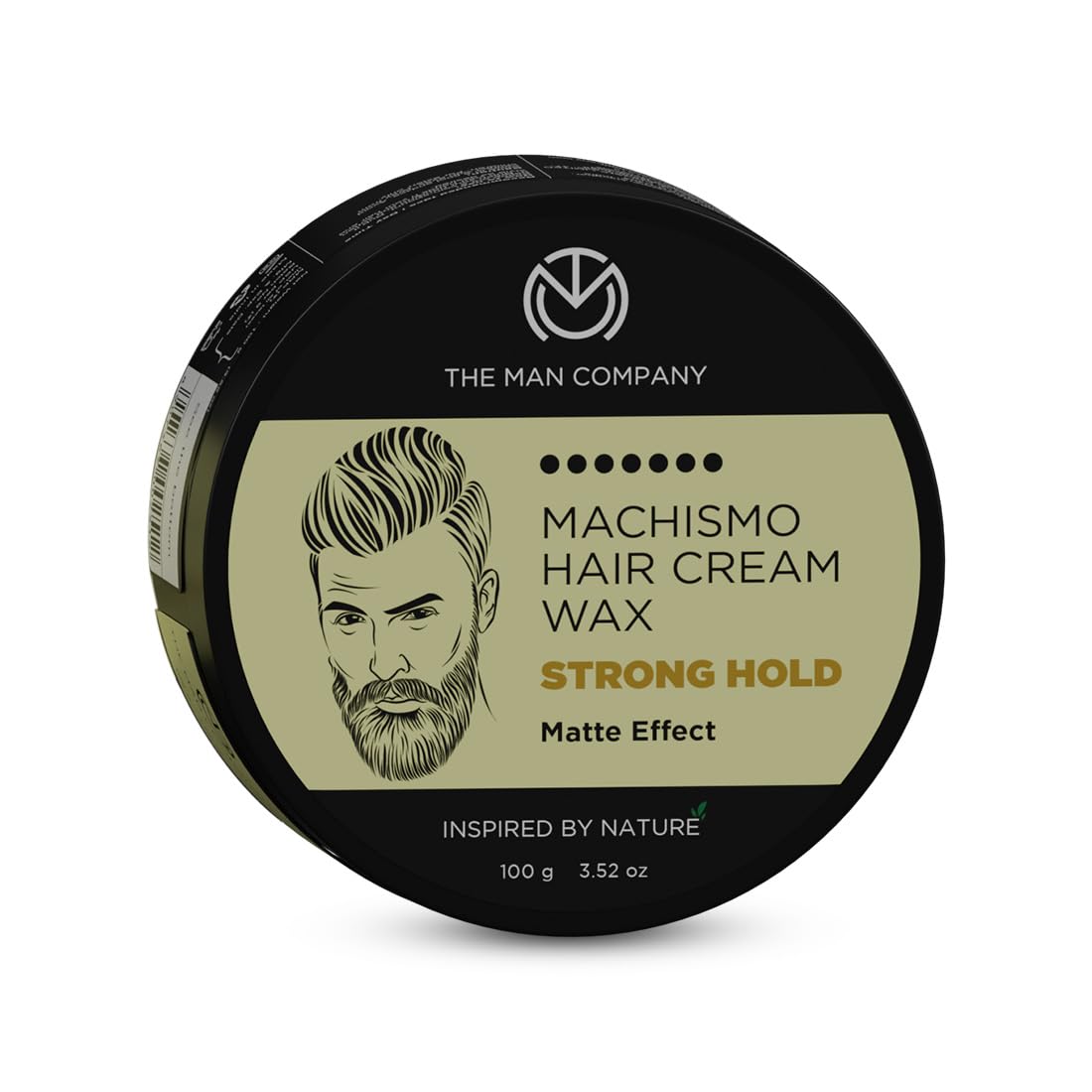 The Man Company Machismo Stronghold Hair Wax for Men | Stylish Matte Finish with Volume | Non Sticky - 100gm