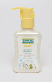 EQUALSTWO Baby Moisturizer, 100ml, 100% Natural Coconut based Daily Baby Skin Care Body Lotion for Nourishing Skin, All Skin Types, PH 5.5, Dermatalogically Tested, No Parabens No Sulphates, Pack 1