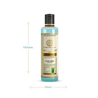 Khadi Natural Aloe Vera Face Wash with Scrub | Face Wash for Younger-Looking Skin | Face Scrub for Fighting Early Signs of Ageing | Paraben & SLS Free | Suitable for All Skin Types | 210ml