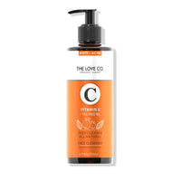 THE LOVE CO Vitamin C & Tea Tree Oil Face Wash - Foaming Cleanser for Instant Glow & De-Tan, Suitable for All Skin Types, 100% Vegan, 200ml