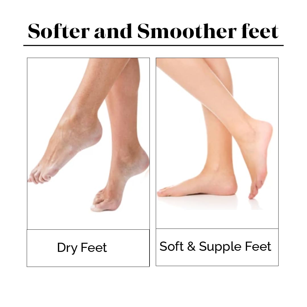 LuxaDerme Korean Foot Rescue Cream | Moisturizes and Soothes Cracked, Calloused, Dry Feet | Enriched with Shea Butter, Jojoba & Jasmine for Soft and Supple Skin from Heel to Toe | 50 ml