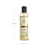 Khadi Natural Orange and Lemongrass Herbal Hair Conditioner 210ml, For Frizzy Hair, For Repairing Damaged Hair