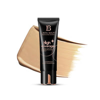 Lakyou Beuty High Coverage Foundation Cream | Weightless | Matte Effect | Long Lasting | Waterproof Base Foundation | Shade-06(Pure Beige) | 80ml